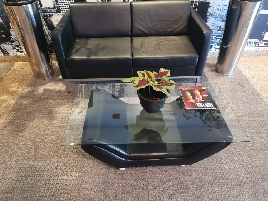 Accueil d'un immeuble.